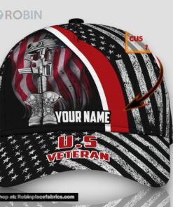 Personalized Us Veteran Tribute To American Soldiers All Over Print Baseball Cap A Great Gift For Veterans Day