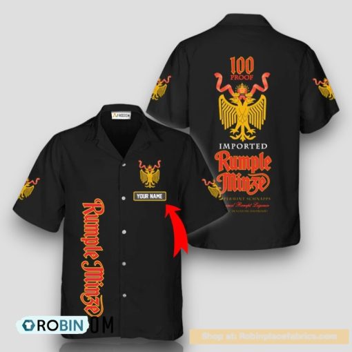 Personalized Vintage Rumple Minze Gin Hawaiian Shirt