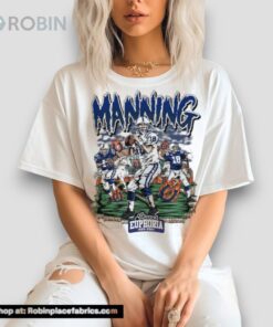 Peyton Manning Indianapolis Colts Number 18 Planet Euphoria Artwork 2024 Unisex Shirt