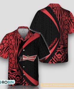 Polynesian Samoan Budweiser Hawaiian Shirt