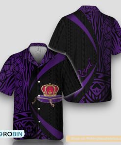 Polynesian Samoan Crown Royal Hawaiian Shirt