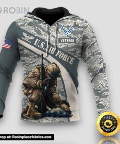 Premium Multiple US Military Services Veteran Hoodie 3D Hoodie