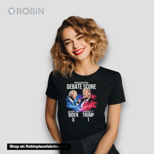 Presidential Debate Score Trump 1 0 Biden Shirt