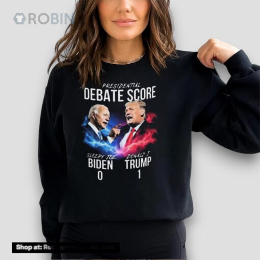 Presidential Debate Trump 1 Biden 0 Unisex Shirt, Hoodie, Sweatshirt