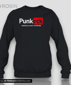 Punk Rck Rebellious Music Worldwide Shirt
