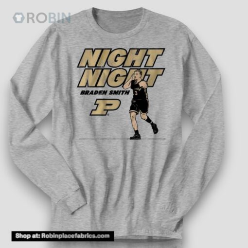 Purdue Basketball Braden Smith Night NighUnisex Shirt