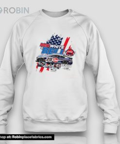 Red White And Christopher Bell 2024 Charlotte Motor Speedway Coca Cola 600 Race Win Shirt