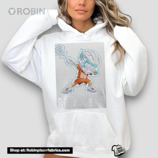 Relax Bro Dabbing Lacrosse Player Lax Graphic Boys Men Men’s Unisex Shirt