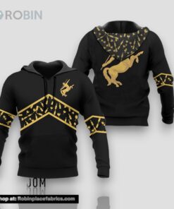 Remy Martin Black Wine Pattern Hoodie & Zip Hoodie