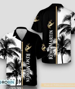 Remy Martin Tropical Coconut Trees Hawaiian Shirt