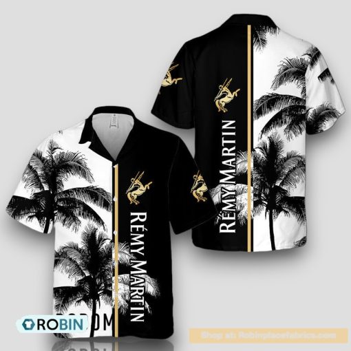 Remy Martin Tropical Coconut Trees Hawaiian Shirt