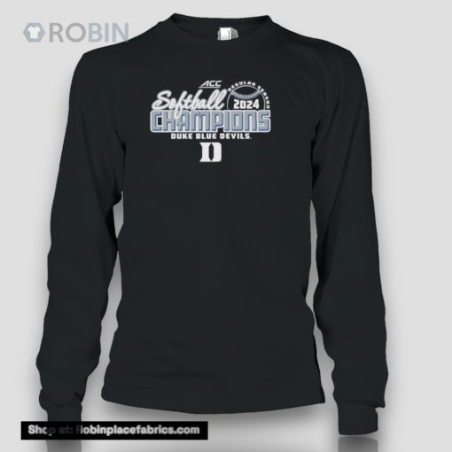 Royal Duke Blue Devils 2024 Acc Softball Regular Season Champions Shirt