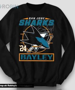 San Jose Sharks 24 Bayley Shirt San Jose Sharks 24 Bayley Shirt