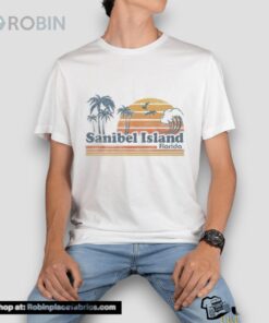 Sanibel Island Beach Florida Vintage Spring Break 70s Retro Men’s Unisex Shirt