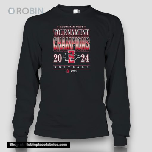 Sdsu Aztecs Softball 2024 Mountain West Tournament Champions Shirt