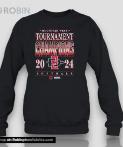 Sdsu Aztecs Softball 2024 Mountain West Tournament Champions Shirt
