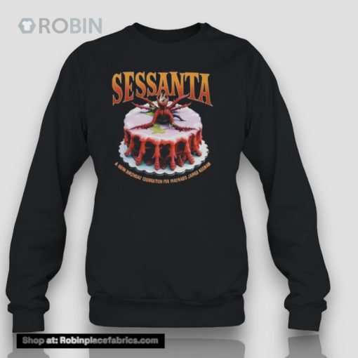 Sessanta Birthday Cake Unisex Shirt