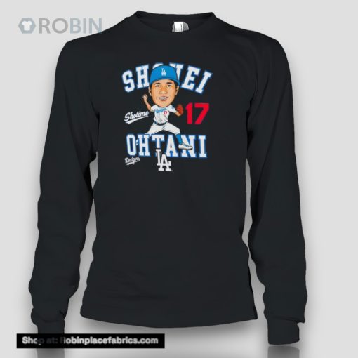 Shohei Ohtani Los Angeles Dodgers Caricature Shirt