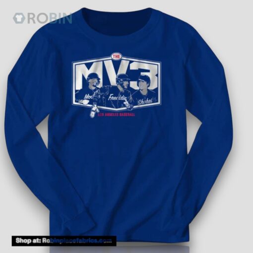Shohei Ohtani, Mookie Betts, & Freddie Freeman The Mv3 Shirt
