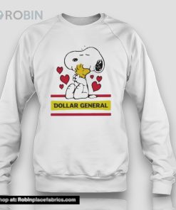 Snoopy And Woodstock Loves Dollar General Logo Shirt