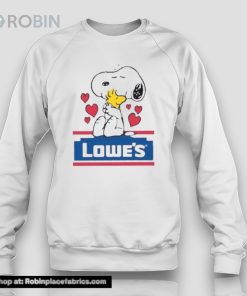 Snoopy And Woodstock Loves Lowe’s Logo Shirt