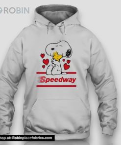 Snoopy And Woodstock Loves Speedway Logo Unisex Shirt