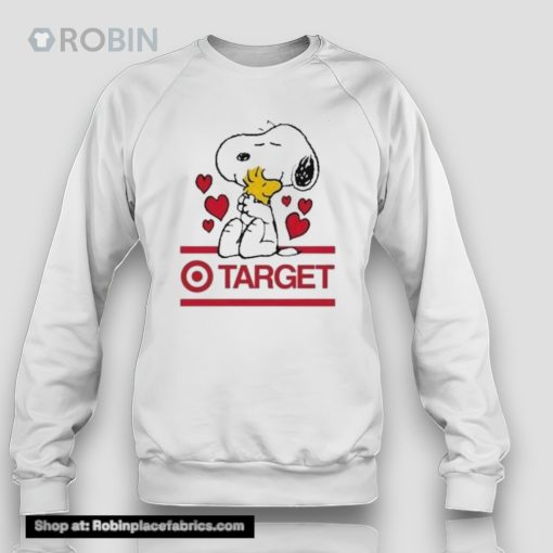 Snoopy And Woodstock Loves Target Logo Unisex Shirt