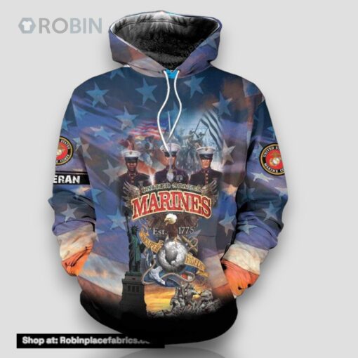 Soldier Us Army Marine Corps 3D All Print Hoodie, Zip  Up Hoodie