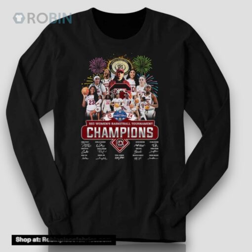 South Carolina 2024 SEC Women’s Basketball Tournament Champions Shirt