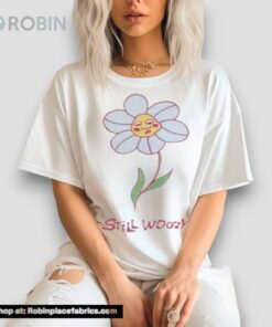 Still Woozy Green Flower Shirt