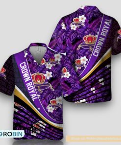 Summer Aloha Tropical Crown Royal Hawaiian Shirt
