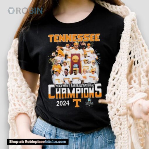 Tennessee Volunteers Ncaa Men’s Baseball National Champions 2024 Shirt