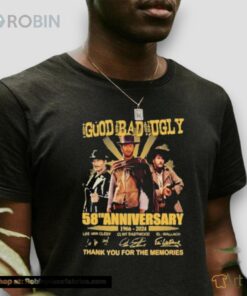 The Good, The Bad And The Ugly 58th Anniversary 1966 2024 Thank You For The Memories Unisex Shirt