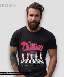 The Phillies Abbey Road Bryson Stott Bryce Harper Kyle Schwarber Alec Bohm And Nick Castellanos Signatures Shirt The Phillies Abbey Road Bryson Stott Bryce Harper Kyle Schwarber Alec Bohm And Nick Castellanos Signatures Shirt
