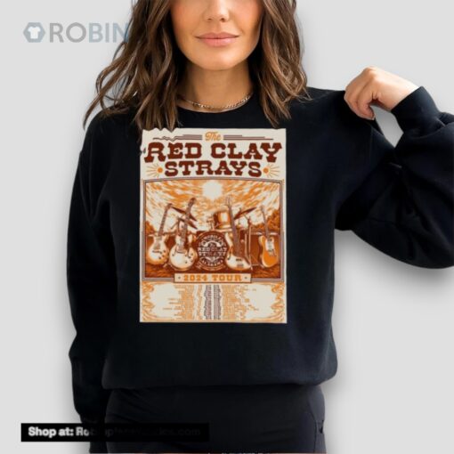 The Red Clay Strays Mobile Alabama 2024 Tour Dates Poster Shirt