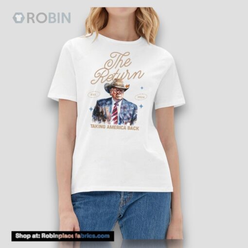 The Return Trump Cowboy Taking America Back