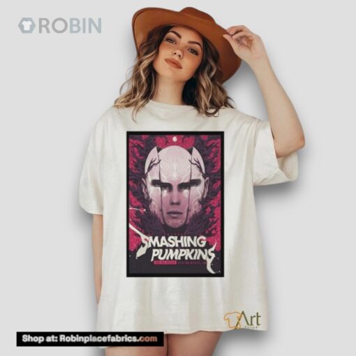 The Smashing Pumpkins June 28 2024 Luxexpo Open Air Luxembourg Poster Portraiunisex Shirt