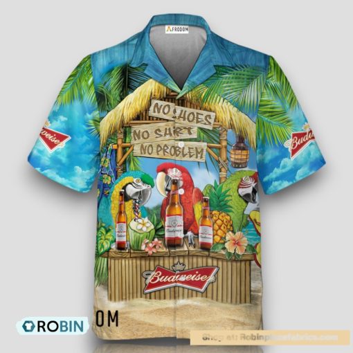The Ultimate Margaritaville Party Budweiser Beer Hawaiian Shirt