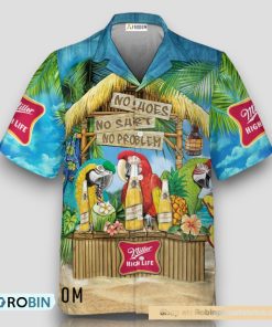 The Ultimate Margaritaville Party Miller High Life Hawaiian Shirt