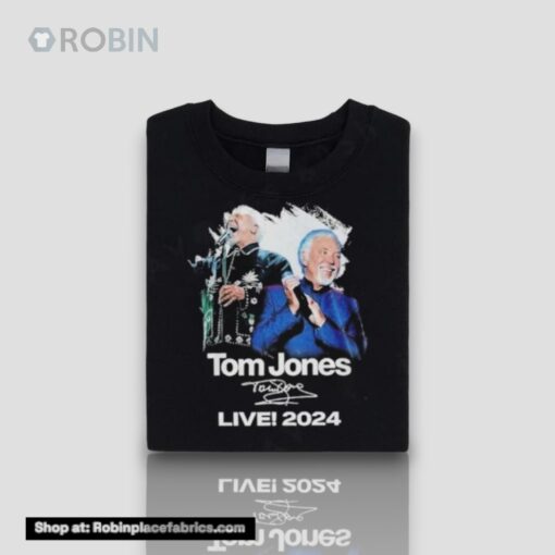 Tom Jones Live 2024 Signature Shirt