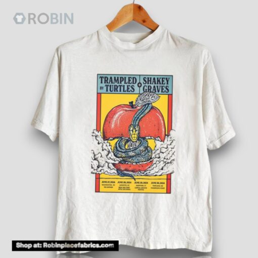 Trampled By Turtles Jun 28 2024 Beak & Skiff Apple Orchards Lafayette Ny Shirt