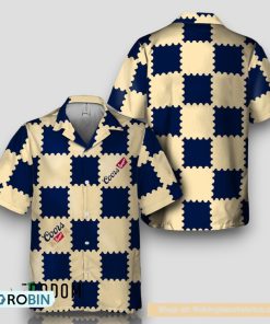 Trendy Gingham Coors Banquet Hawaiian Shirt