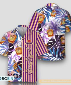 Tropical Plant Leaf Crown Royal Hawaiian Shirt