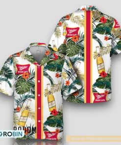 Tropical Summer Flowers Miller High Life Hawaiian Shirt