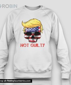 Trump Not Guilty Maga Skull Shirt