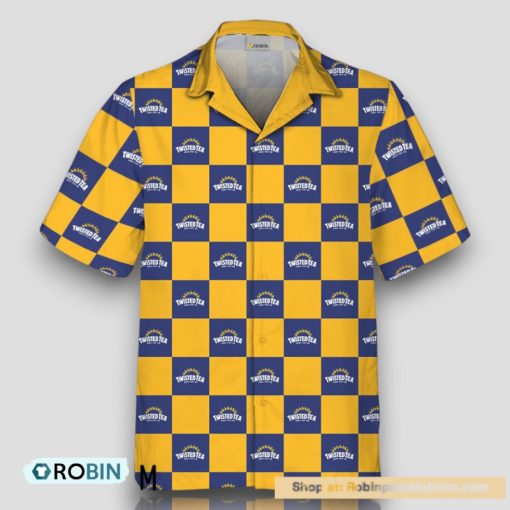 Twisted Tea Checkerboard Hawaiian Shirt