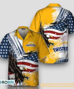 Twisted Tea Fourth Of July Eagle Hawaiian Shirt Twisted Tea Fourth Of July Eagle Hawaiian Shirt