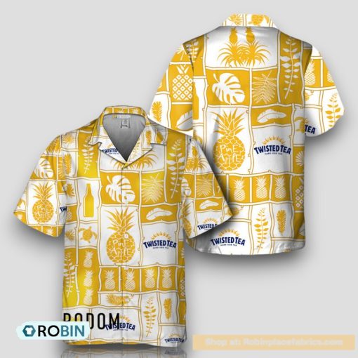 Twisted Tea Tropical Pineapple Hawaiian Shirt