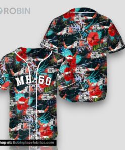 U.S Coast Guard Sikorsky MH 60 Jayhawk Baseball Jersey