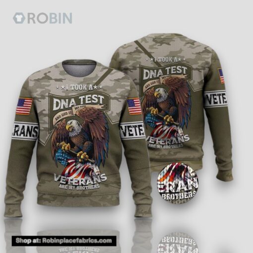 U.S Veteran Ugly Christmas Sweater and Sweatshirt